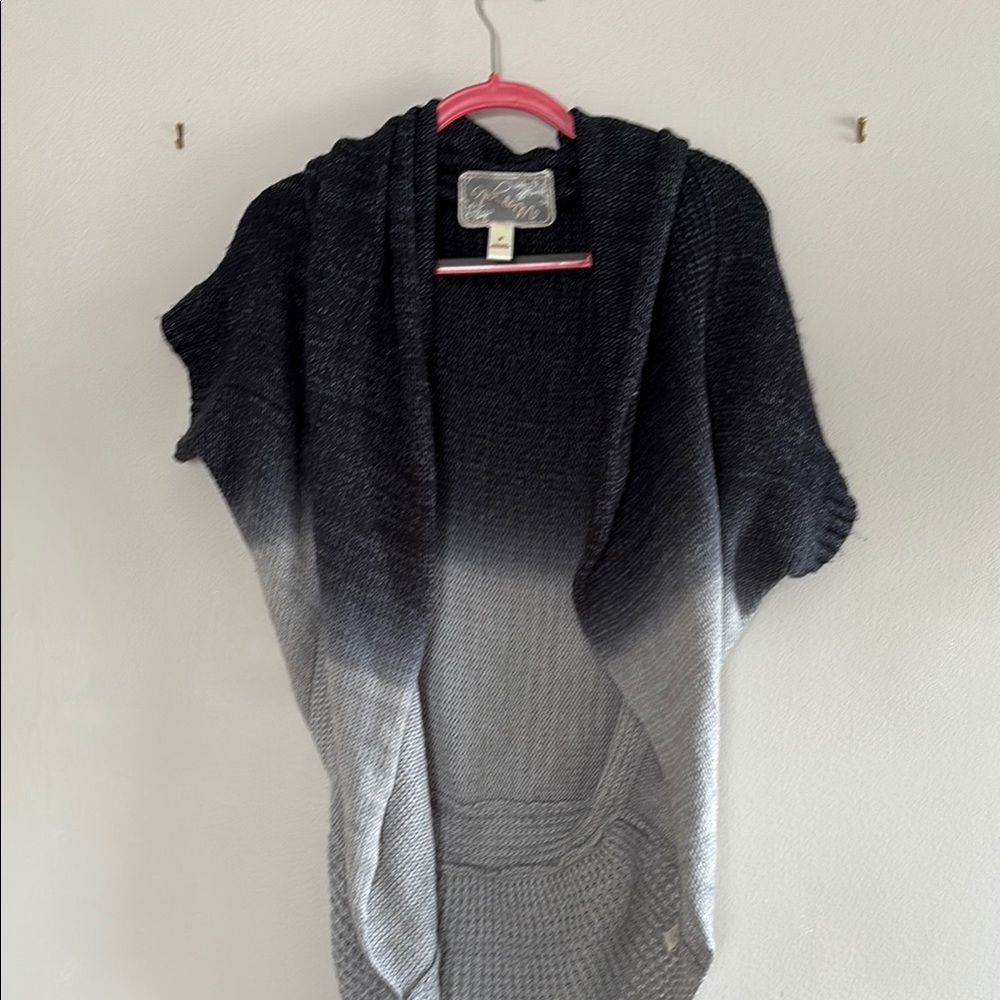 Gradient Black and Gray Women's Sweater